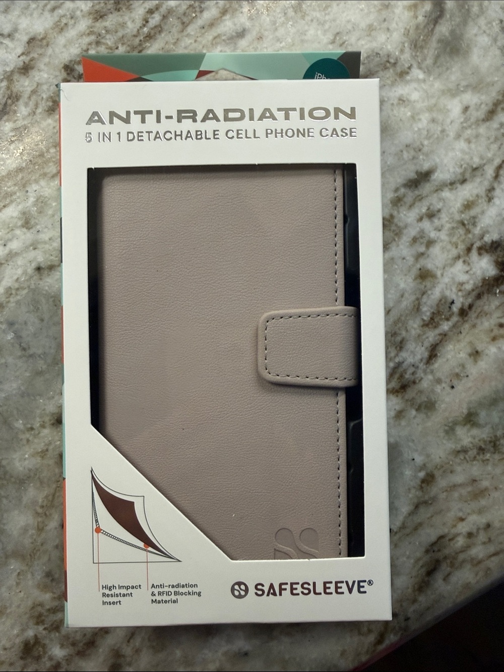SafeSleeve RF blocking Anti-Radiation Detachable Cell Phone Case 16 ProMax